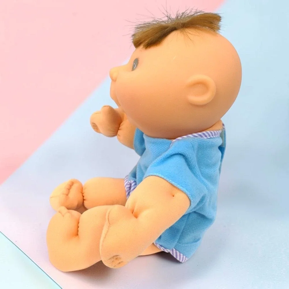VTG 90's Cabbage Patch Kids Baby Doll 12" Brown Hair Xavier Roberts 1995 CPK - Picture 4 of 13